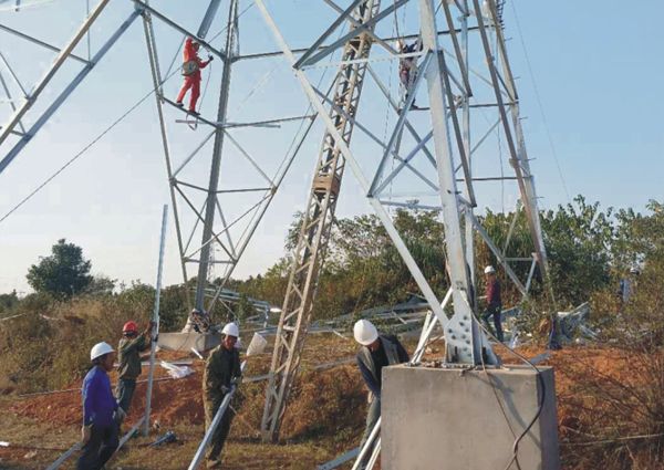 九江供電公司220KV馬蒲1線安裝工程